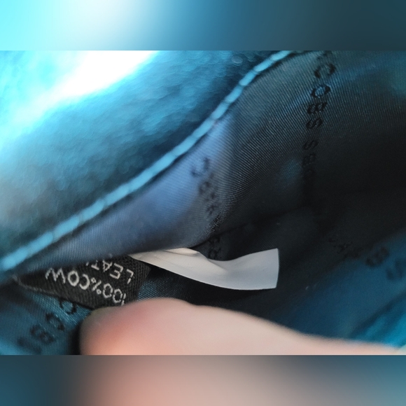 Marc by Marc Jacobs Blue Teal Leather Wallet - Picture 6 of 8